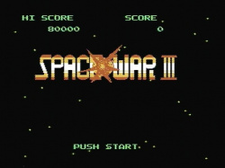 Space War III title screen
