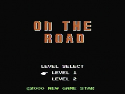 On the Road title screen